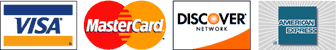 logos for visa mastercard discover and american express credit cards